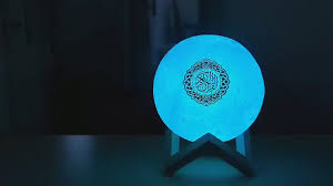 Moon Lamp Quran Speaker          مصباح القمر مكبر صوت للقرآن الكريم